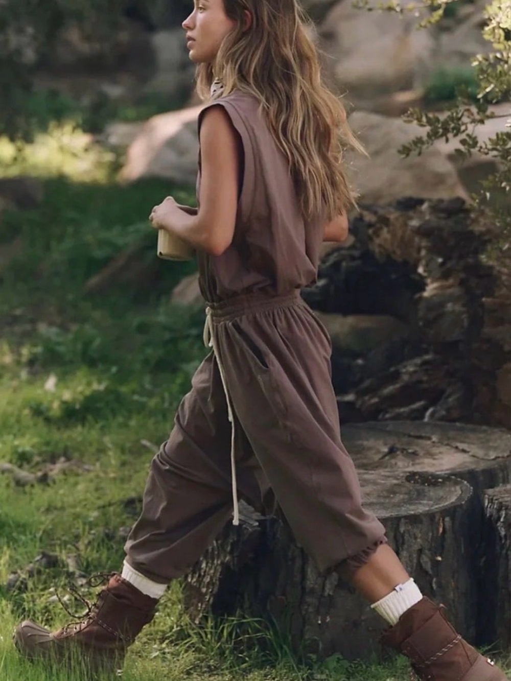 FP Movement by Free People HOT SHOT Harem Onesie